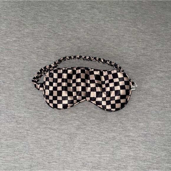 Pinch Provisions Checkered Print Sleeping Eye Mask - Picture 1 of 5